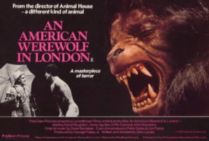 1981 poster for 'An American Werewolf in London'