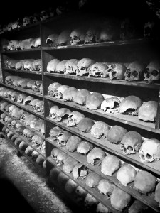 Bone Crypt. Holy Trinity Church, Rothwell, Nothants.